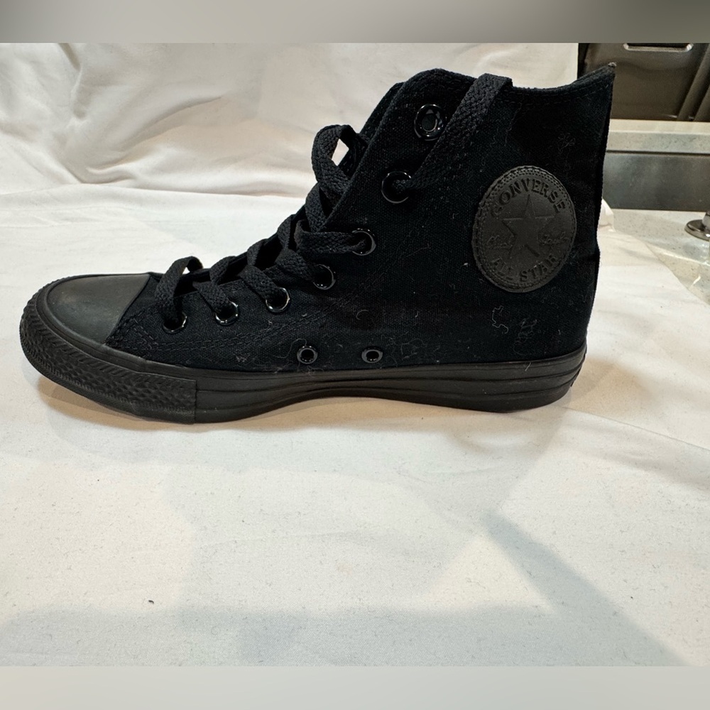 Converse All-Black High-Top Sneakers